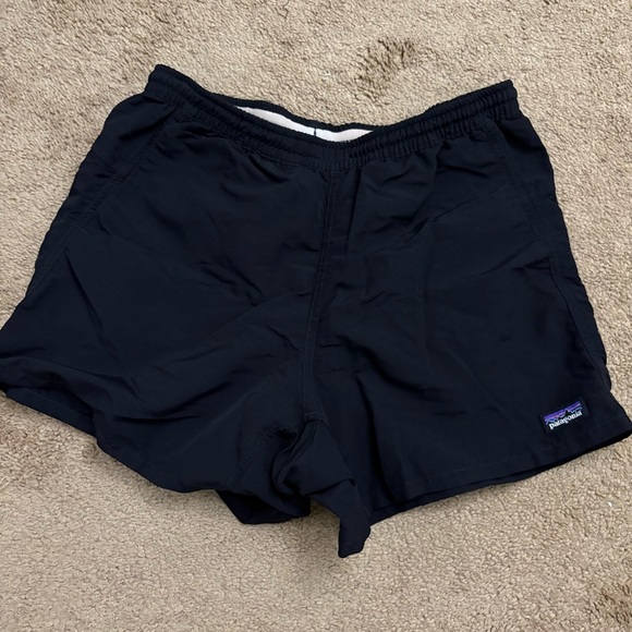 Patagonia Pants - Patagonia Women’s Baggies Black Athletic Shorts Size Small Tie String Waist